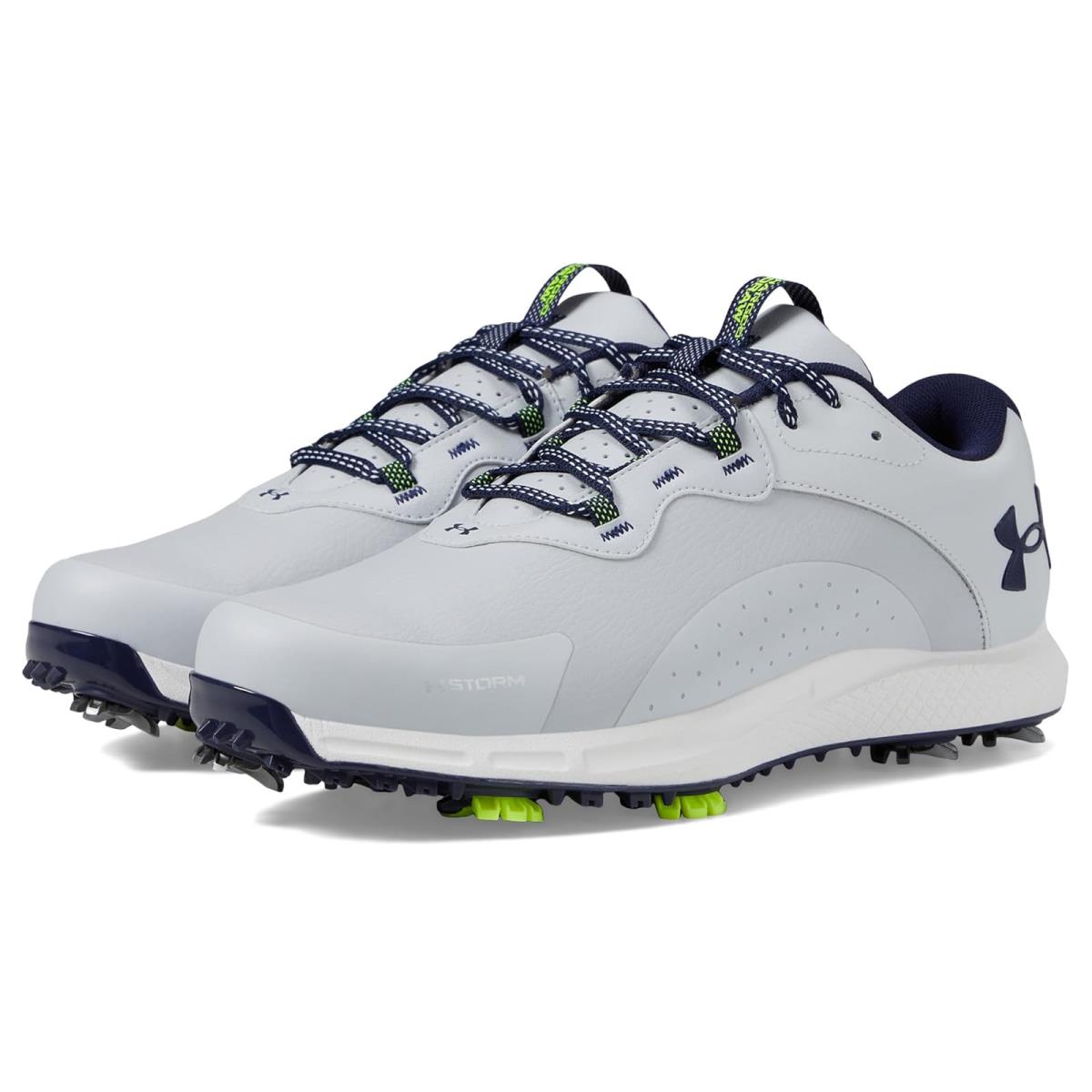 Man`s Sneakers Athletic Shoes Under Armour Charged Draw 2 Halo Gray/Halo Gray/Midnight Navy