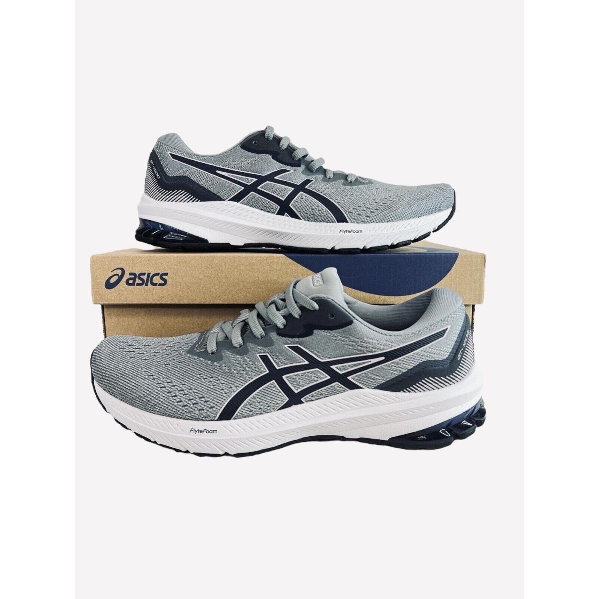 Asics GT-1000 11 Gray/blue Mens Running Shoes Athletic Training Men s Size 12