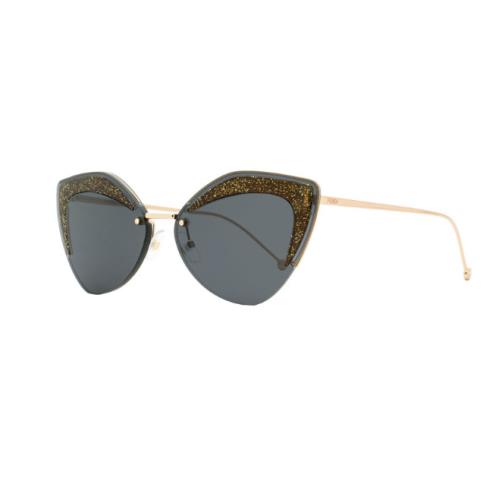 Fendi FF0355/S KB7 66 Gold / Gray Sunglasses FF 0355 KB7 66mm