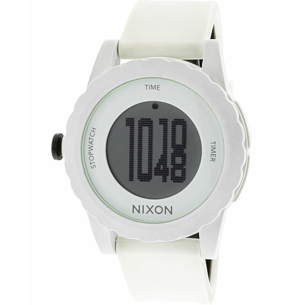 Nixon Genie White Silicone Strap Digital A326100 Unisex Mens Womens Watch