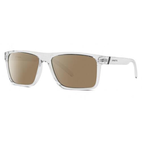 Arnette AN4267 Unisex Designer Polarized Sunglasses Clear Cystal 60 mm 4 Options Amber Brown Polar