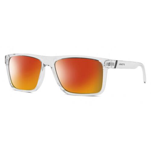 Arnette AN4267 Unisex Designer Polarized Sunglasses Clear Cystal 60 mm 4 Options Red Mirror Polar