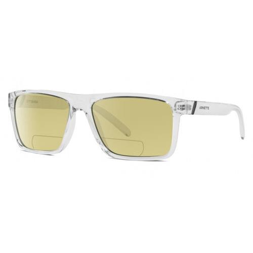Arnette AN4267 Unisex Polarized Bifocal Sunglasses Clear Cystal 60 mm 41 Options Yellow