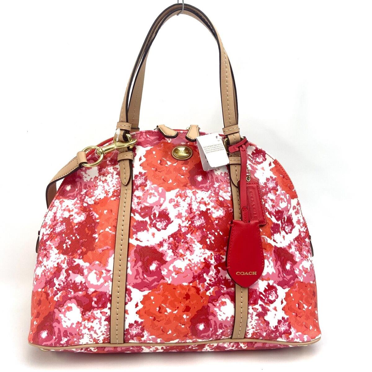 Coach Peyton Floral Domed Satchel