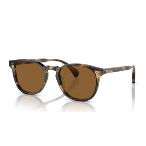 Oliver Peoples OV5298SU-171353 Finley Havana/brown Round Men`s Sunglasses