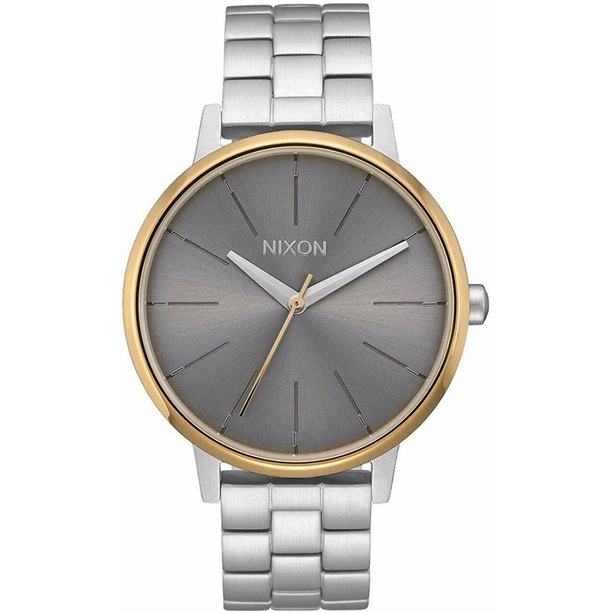 Nixon Kensington Silver / Gold Wrist Watch A099-2477 - A0992477 - A099 2477