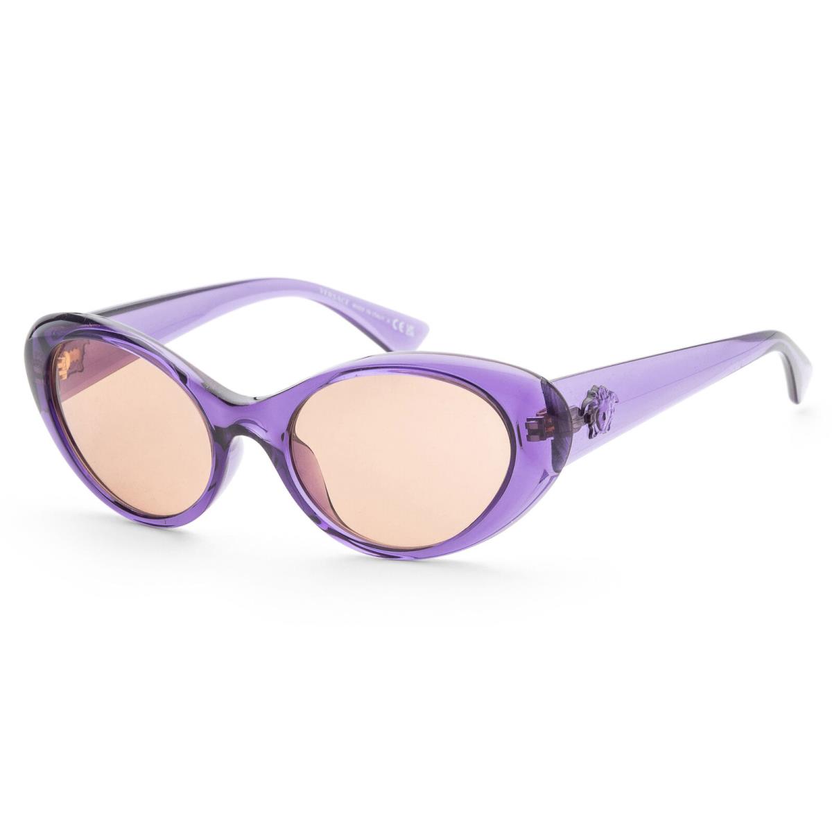 Versace Women`s 53mm Purple Transparent Sunglasses VE4455U-5353-3-53