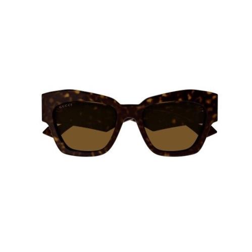 Gucci GG 1422S 003 Havana/brown Cat Eye Women`s Sunglasses