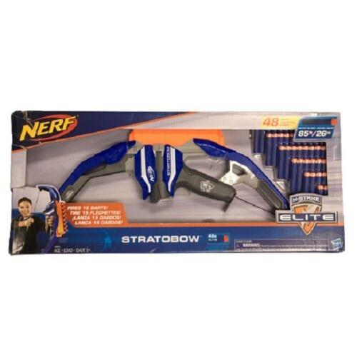 Nerf N-strike Stratobow Bow with 48 Darts Included B8696 Nwbd
