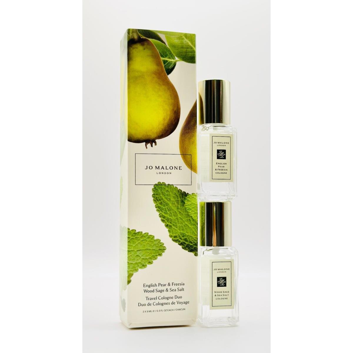 Jo Malone Travel Cologne Duo Set English Pear Freesia and Wood Sage Sea Salt