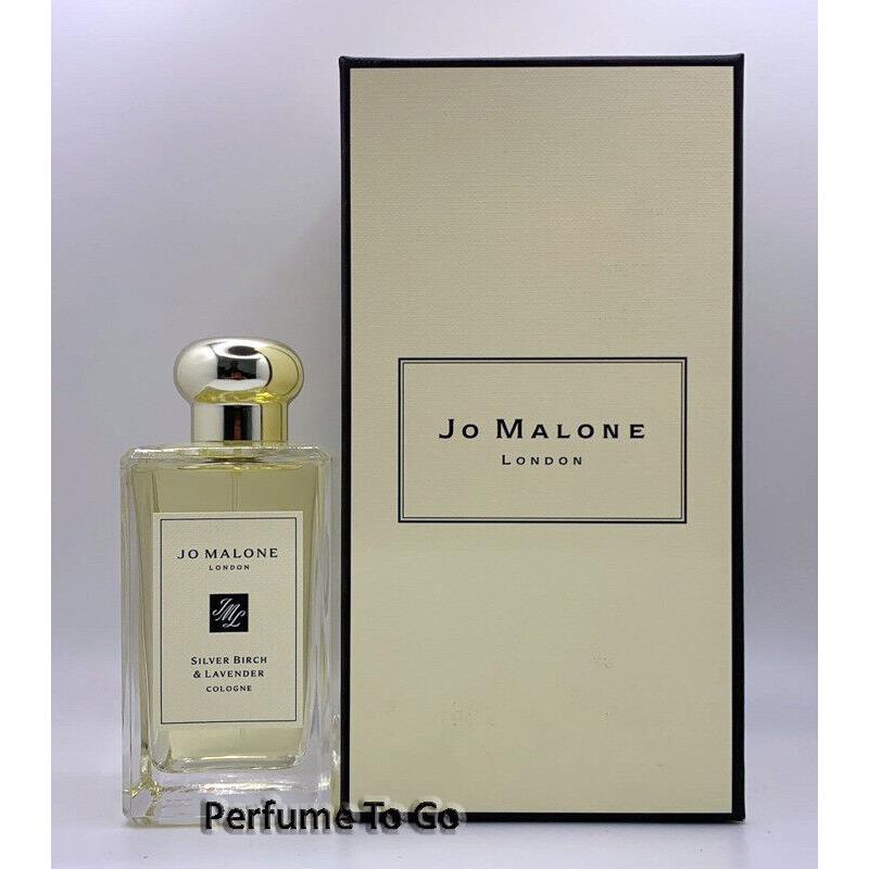 JO Malone London Silver Birch Lavender 3.4 oz 100ml Cologne in Gift Box - Lavender, Silver