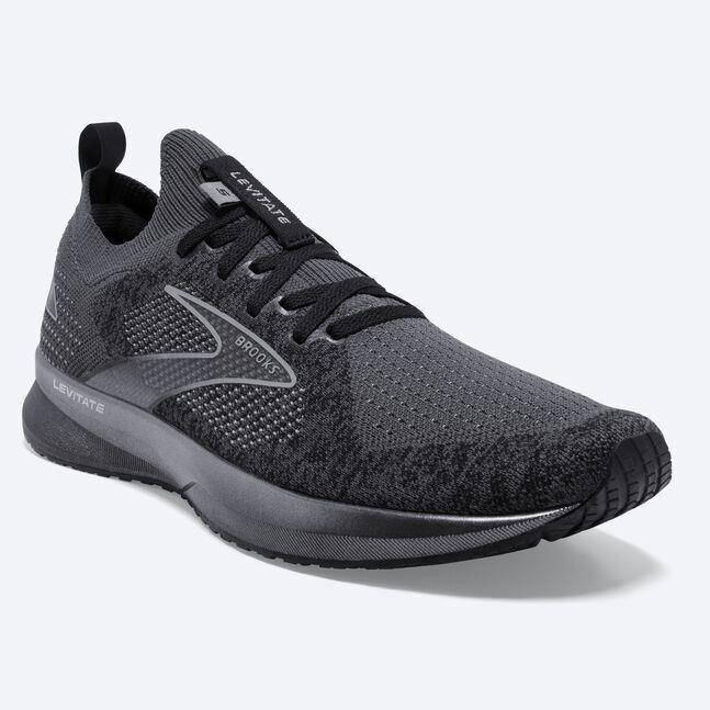 Mens Brooks 110372 051 Levitate Stealth Fit 5 Energize Black/grey Shoes