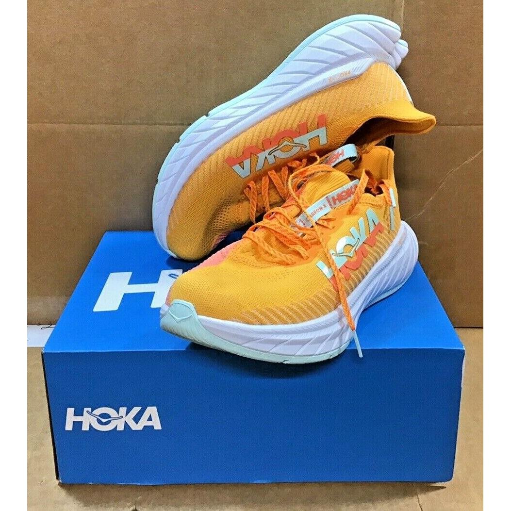 Hoka Women`s Carbon X3 Radiant Yellow/camellia Running Shoes
