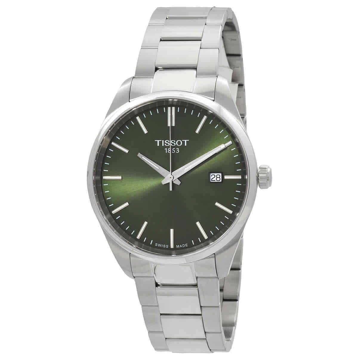 Tissot PR 100 Quartz Green Dial Men`s Watch T1504101109100