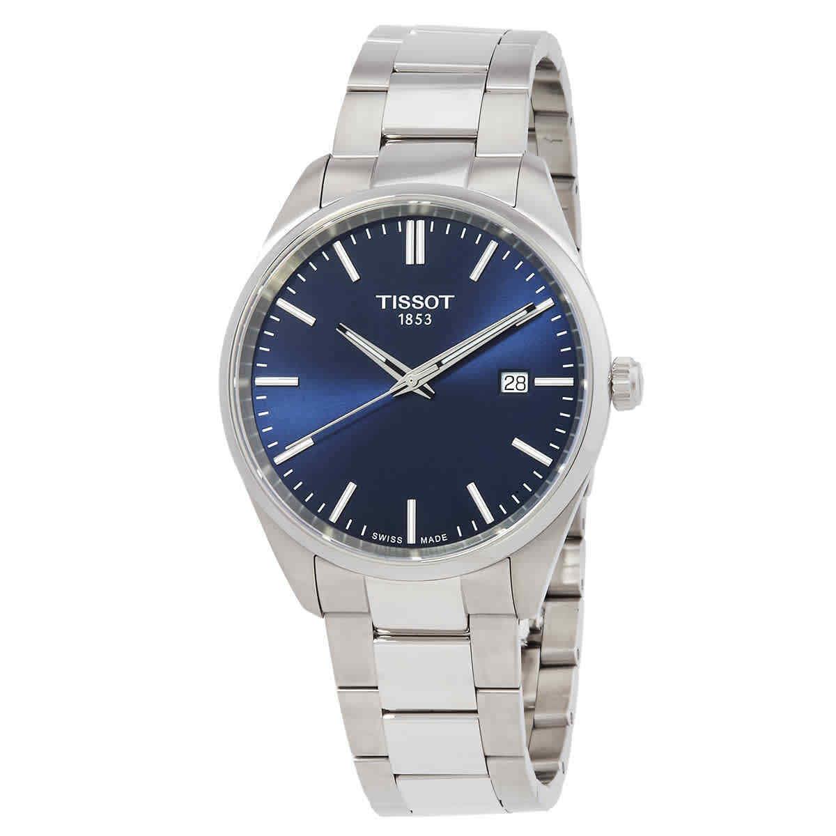 Tissot PR 100 Quartz Blue Dial Men`s Watch T1504101104100