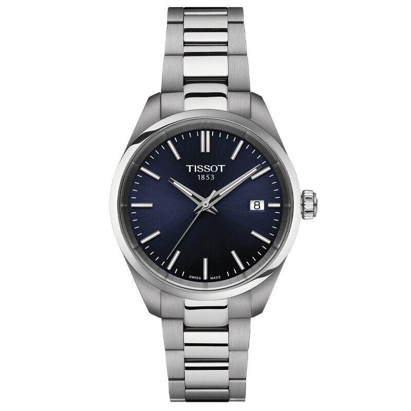 Tissot PR 100 34mm Blue Dial Stainless Steel Women`s Watch T1502101104100