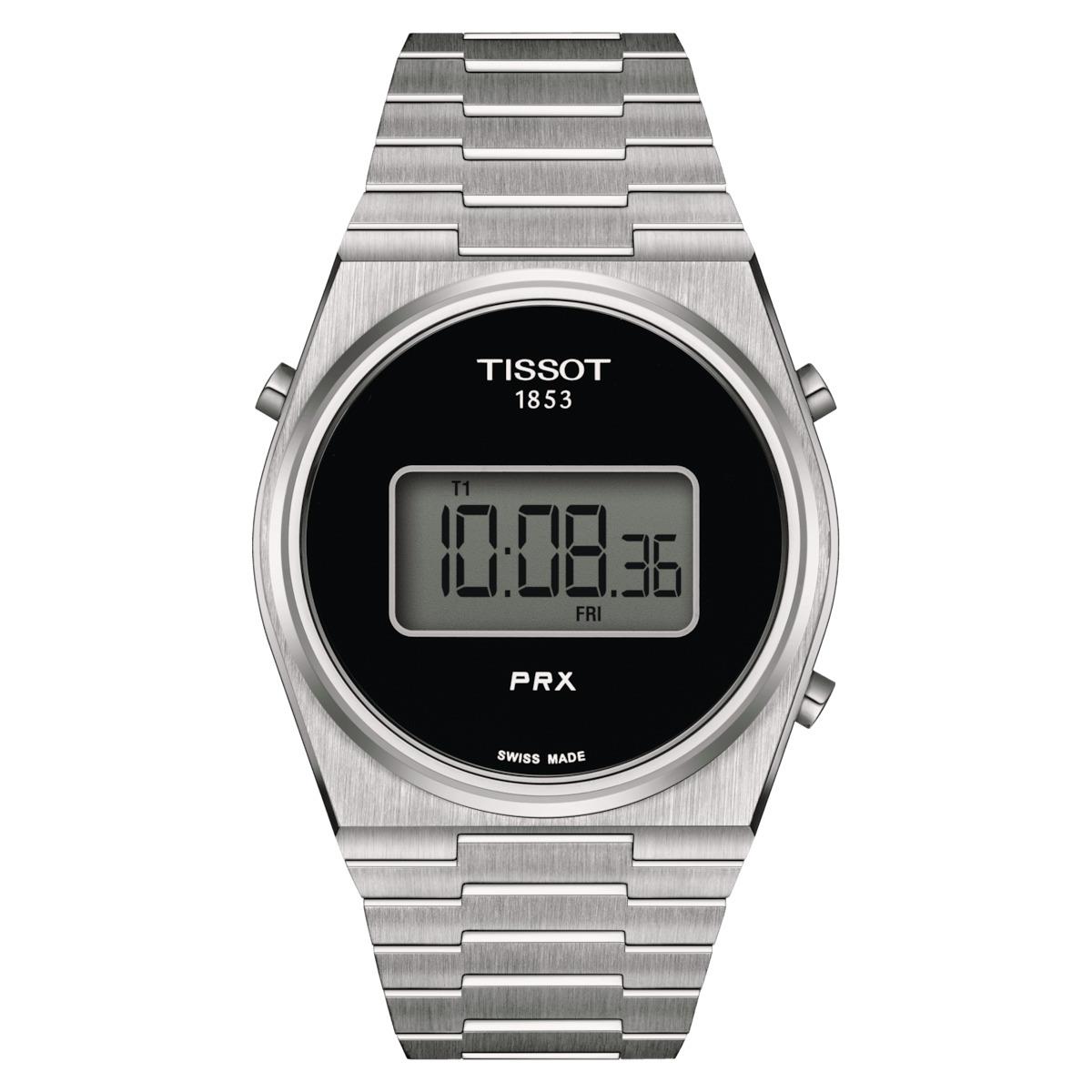 Tissot Prx Digital 40mm Black Dial Steel Men`s Watch T137.463.11.050.00