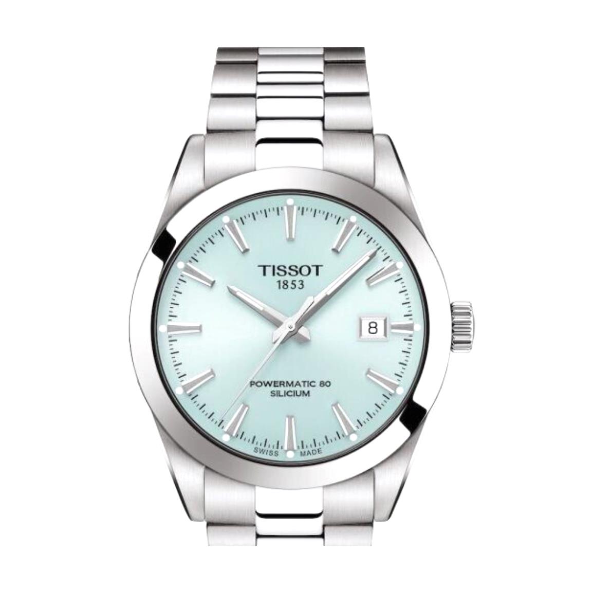 Tissot T127.407.11.351.00 Ice Blue Gentleman Automatic Watch Powermatic 80