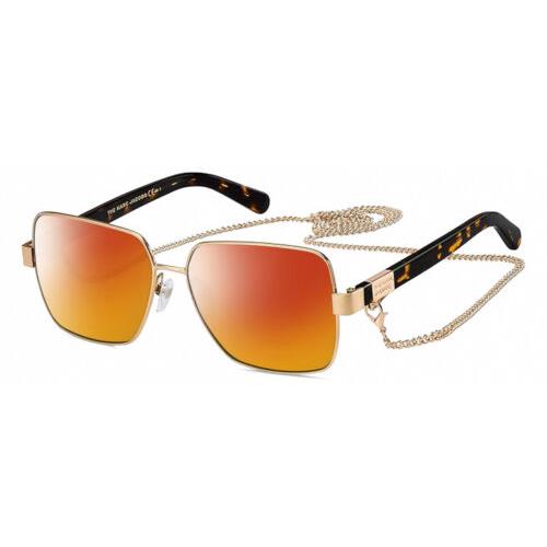 Marc Jacobs MARC495S Womens Polarized Sunglasses Gold Tortoise Havana 58mm 4 Opt - Frame:
