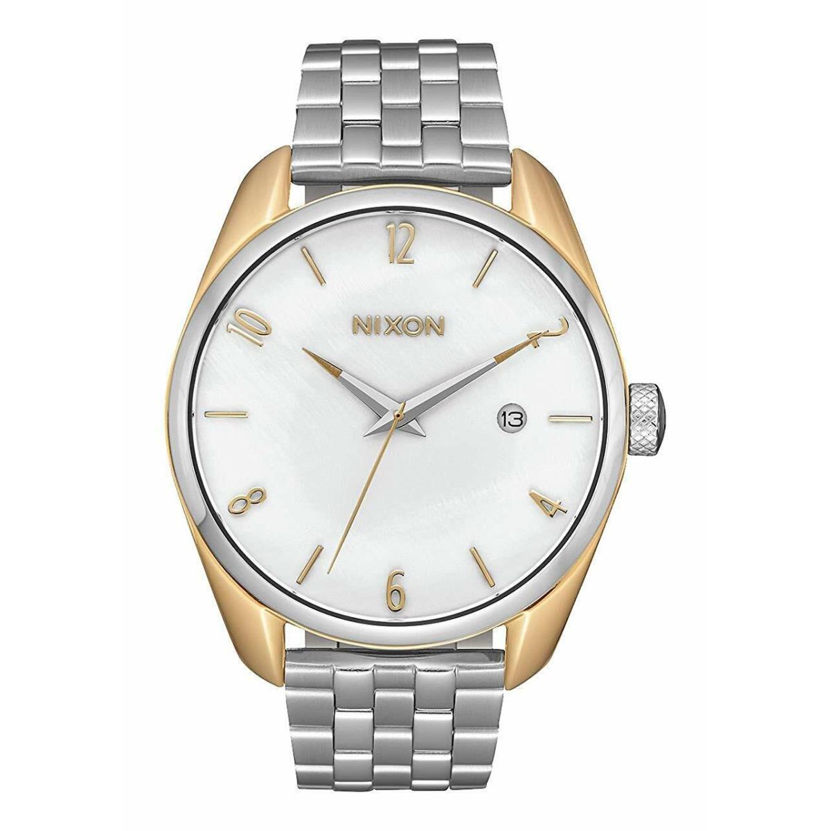 Nixon Bullet Silver / Mother of Pearl Watch A418-2703 / A4182703 / A418 2703