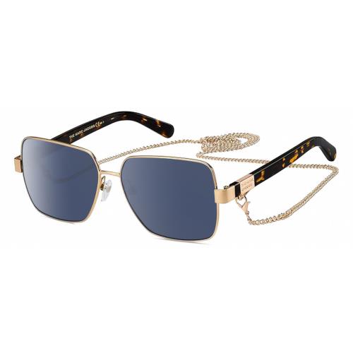 Marc Jacobs MARC495S Women Sunglasses Gold Copper Tortoise Havana/blue Grey 58mm