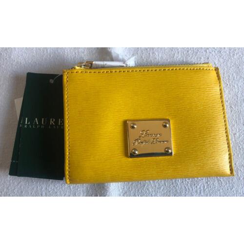 Ralph Lauren Solaire Sloan Street Key Coin Case with ID Holder Key Chain Wallet