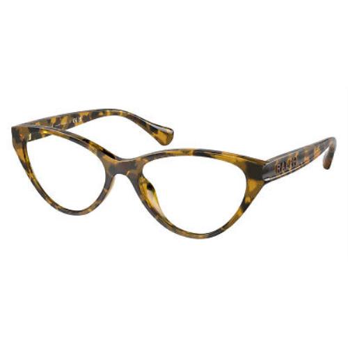 Ralph Lauren RA7159U Eyeglasses Women Yellow Havana 54mm