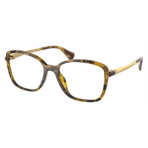 Ralph Lauren RA7156U Eyeglasses Yellow Havana/shiny Gold 54mm