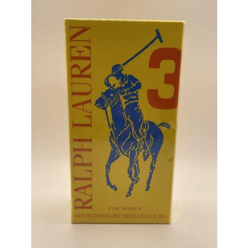 Ralph Lauren Big Pony 3 Yellow Perfume Women 100 ml 3.4 oz