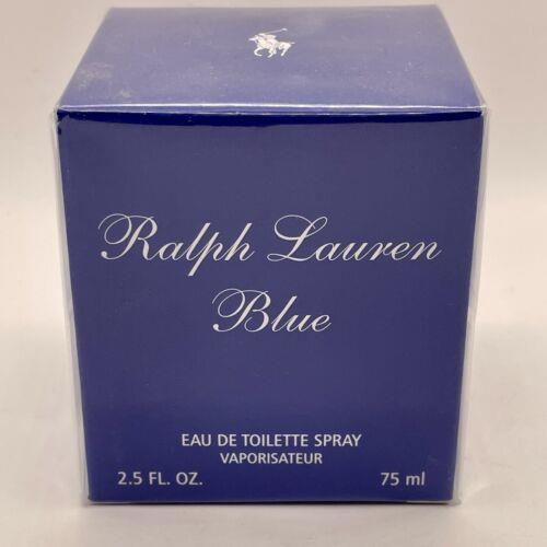 Ralph Lauren Blue Edt 75ml 2.5 oz Spray Rare