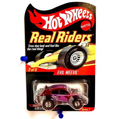 Hot Wheels-redline Club - Real Riders - Evil Weevil - Spectraflame Red. NM