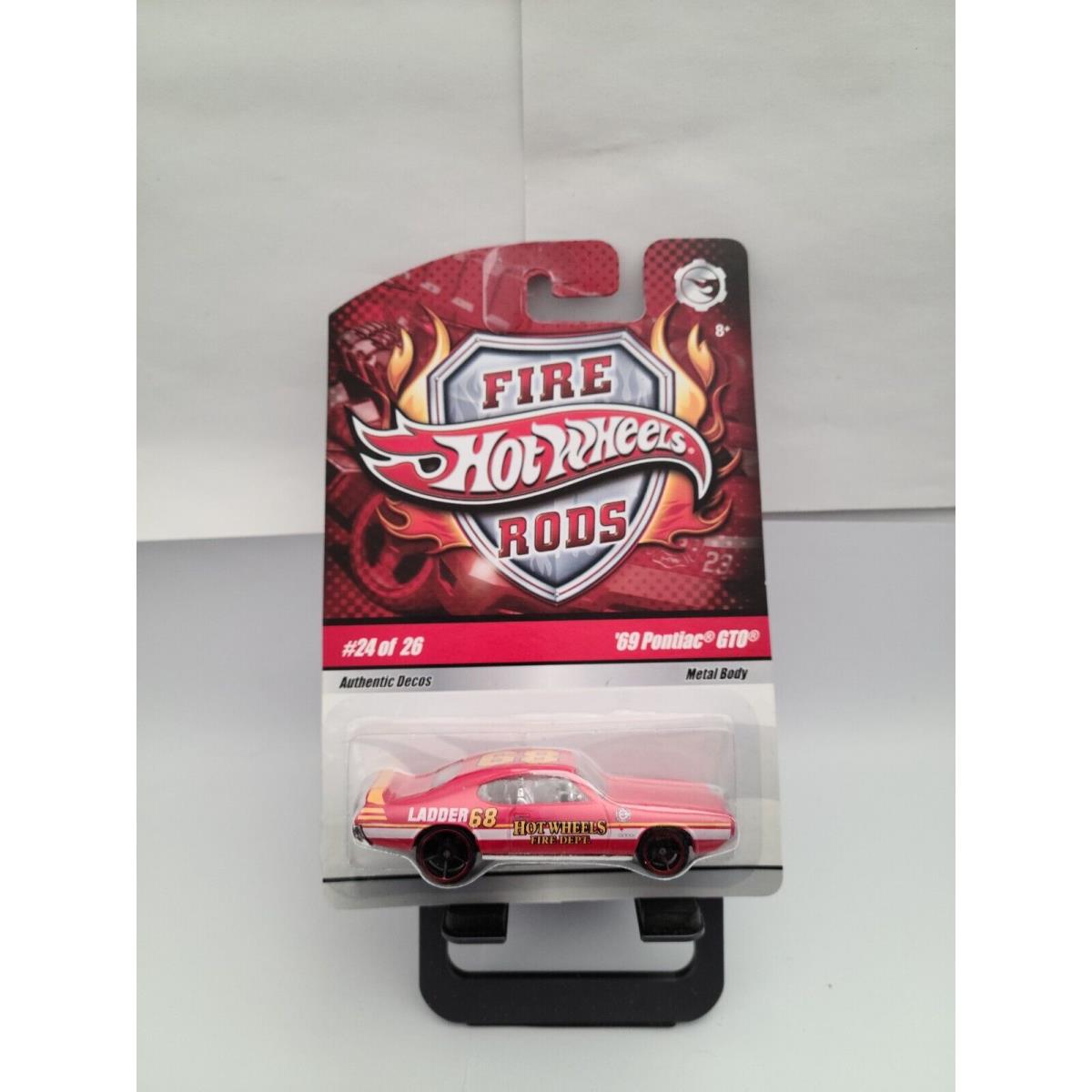Hot Wheels Fire Rods `69 Pontiac Gto 24/26 Decos K86