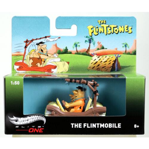 Hot Wheels The Flintstones Flintmobile Elite One Series BCJ83 Nrfb 2013 1:50