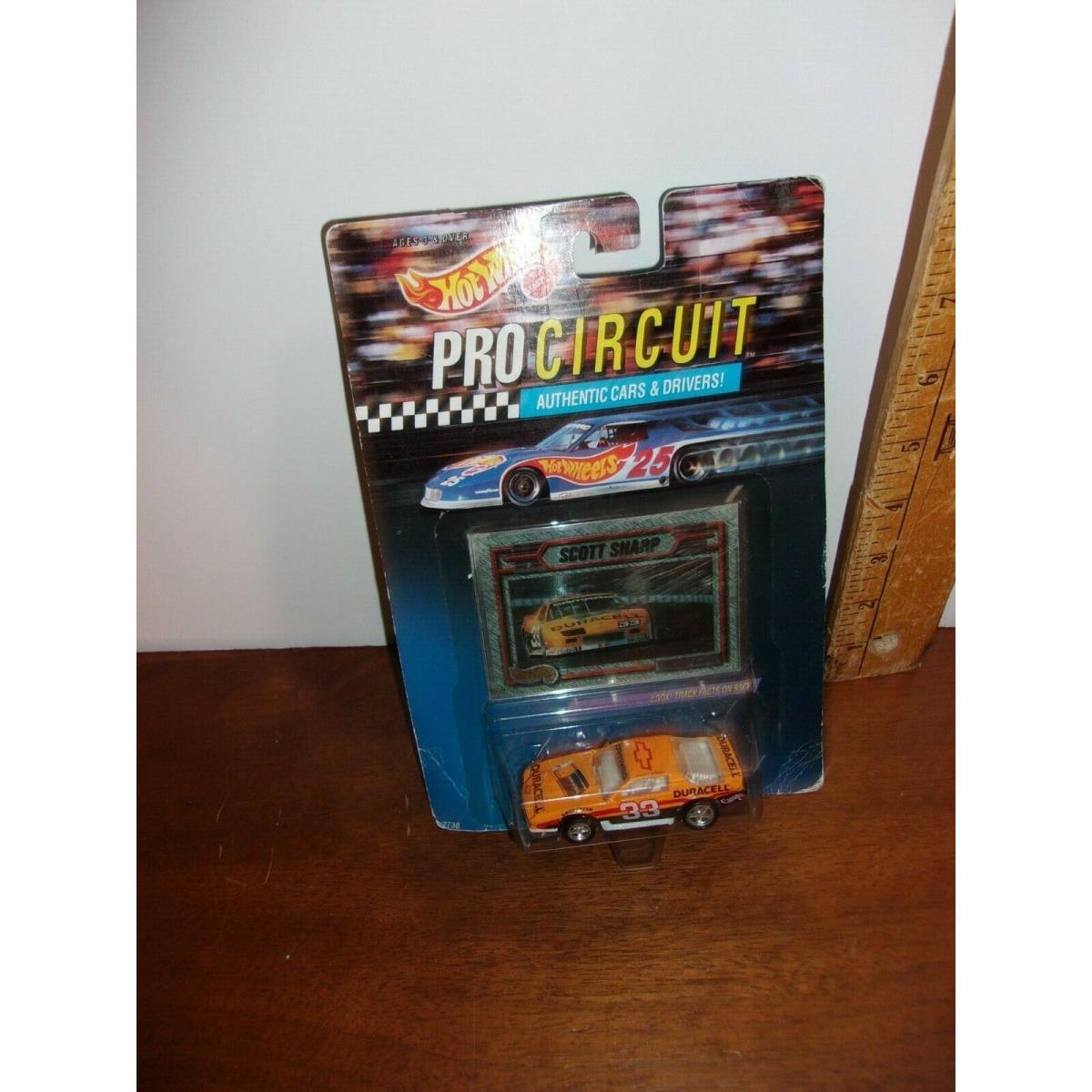 Hot Wheels Pro Circuit Scott Sharp 33 Orange Duracell Stock Car/collectors 4985