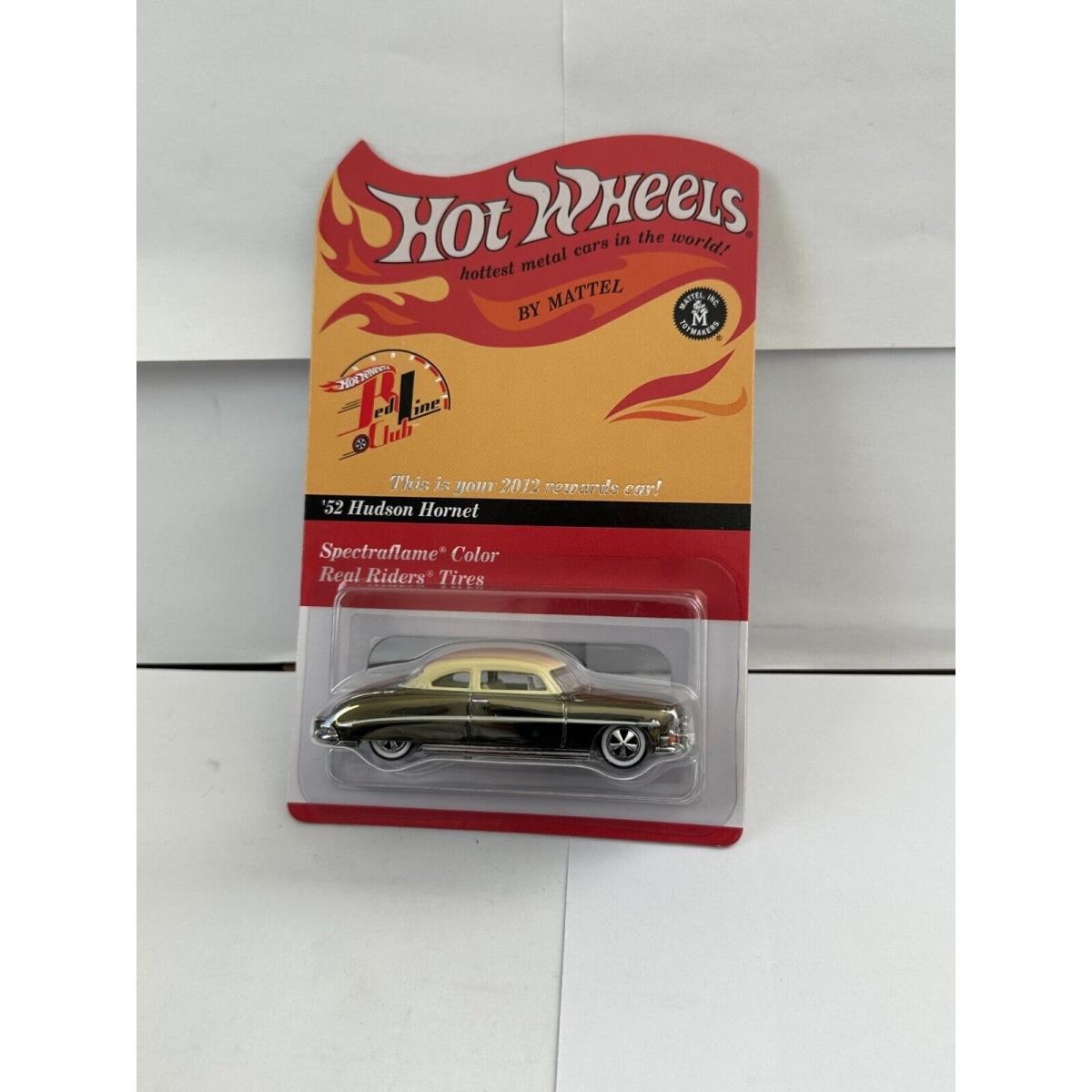 Hot Wheels Red Line Club `52 Hudson Hornet Spectraflame Color Real Riders N25