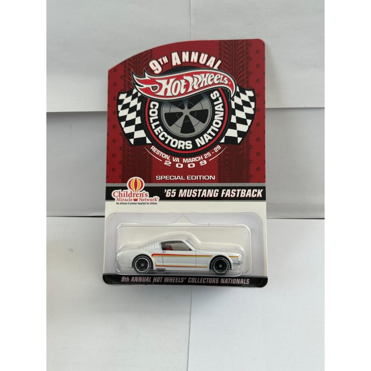 Hot Wheels 9th Annual Collectors Nationals `65 Mustang Fastback N25