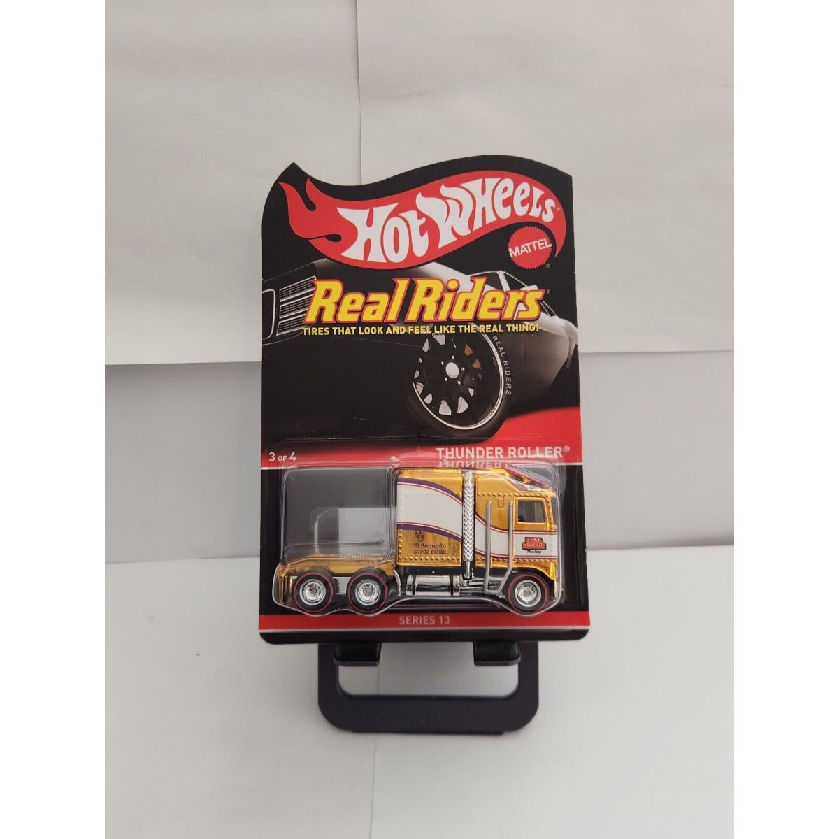 Hot Wheels Rlc Real Riders Series 13 Thunder Roller Gold 3755/4000 k22