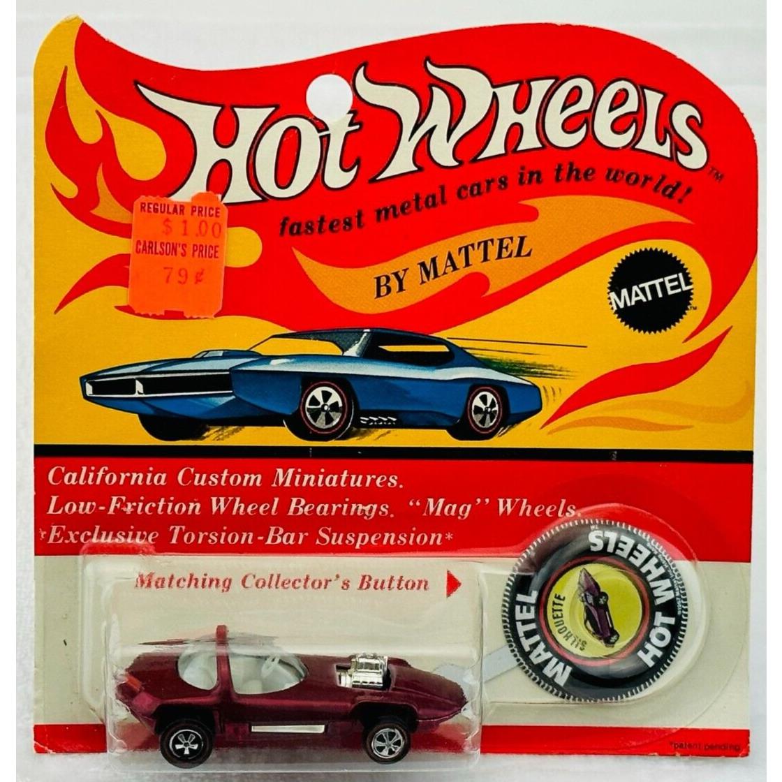 Hot Wheels Redline Silhouette Rose US White Interior in BP Blisterpack