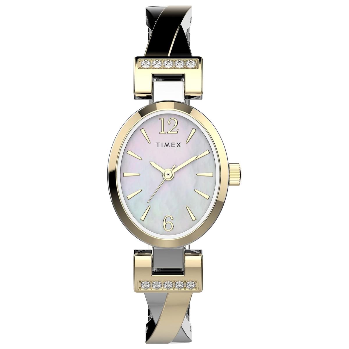 Timex TW2U70100 Women`s Dress Stretch Bangle 21mm Watch
