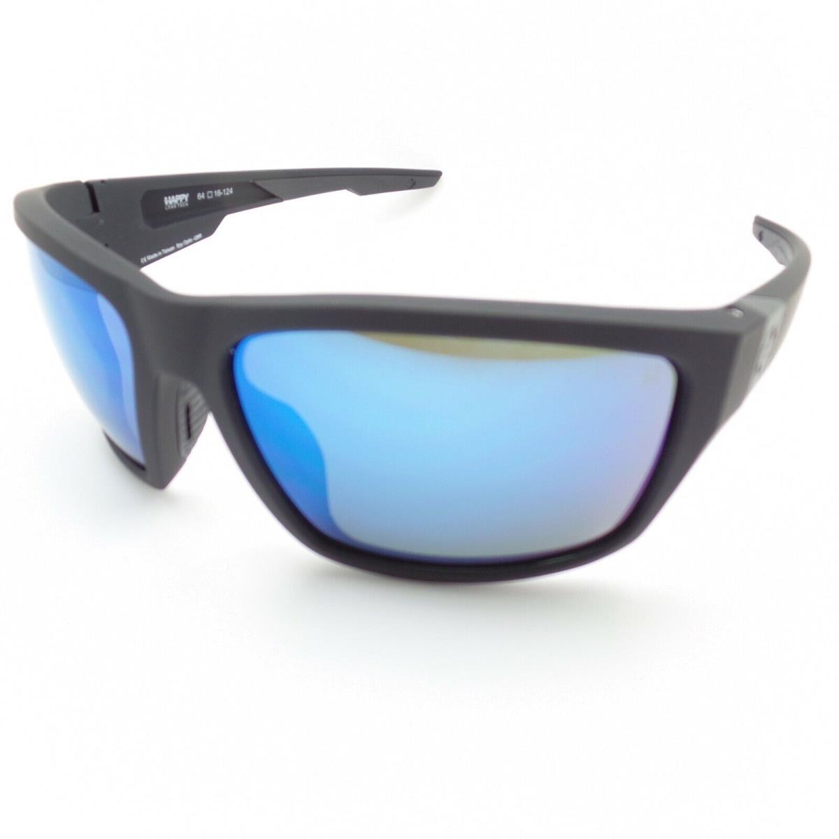 Spy Optics Dirty Mo Tech Soft Matte Black HD Blue Spectra Sunglasses