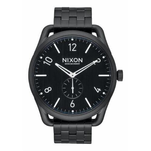 Nixon C45 SS Watch All Black | 882902864504 - Nixon watch - Black Band ...