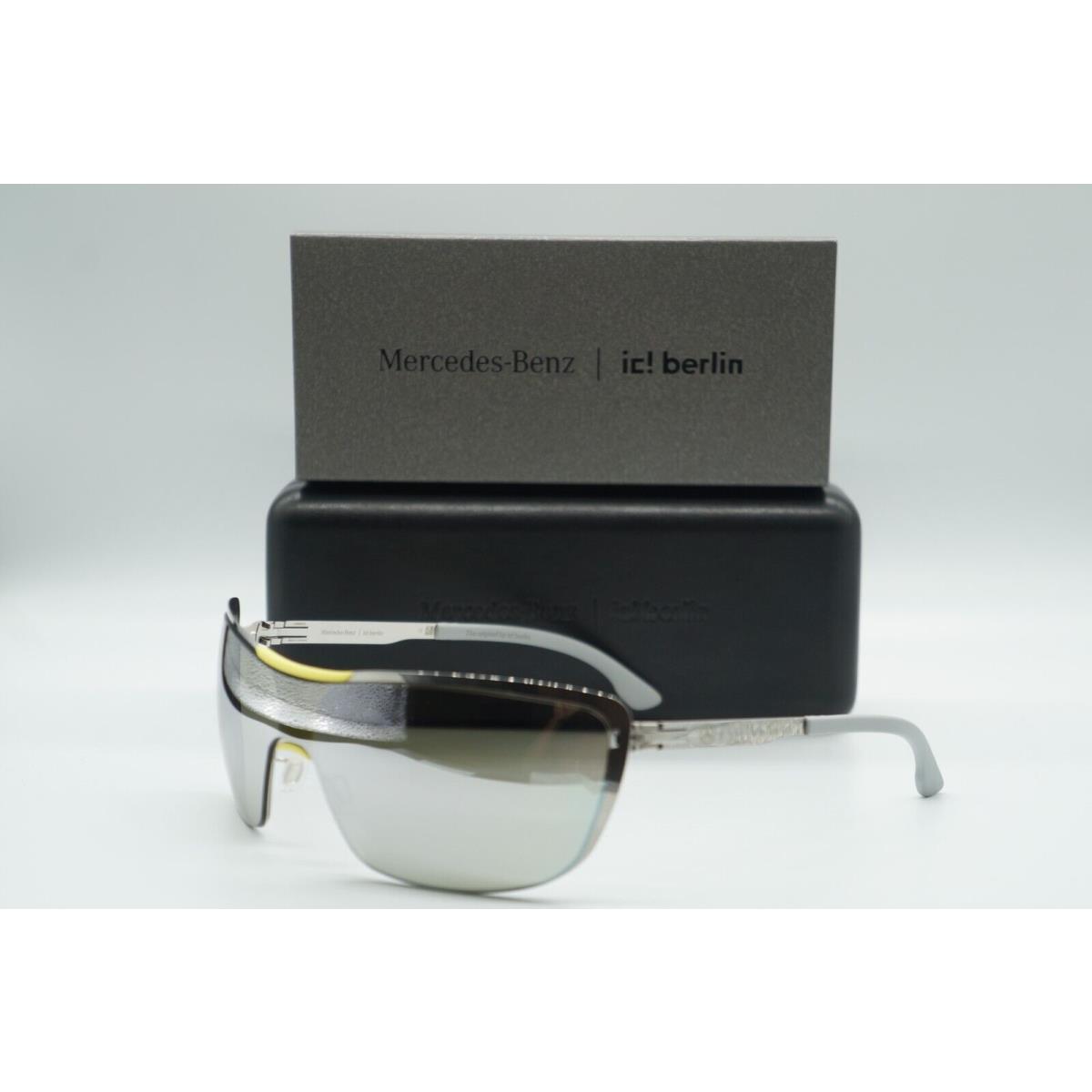 IC Berlin X Mercedes MB Shield 02 Chrome Sunglasses Frames 138-0