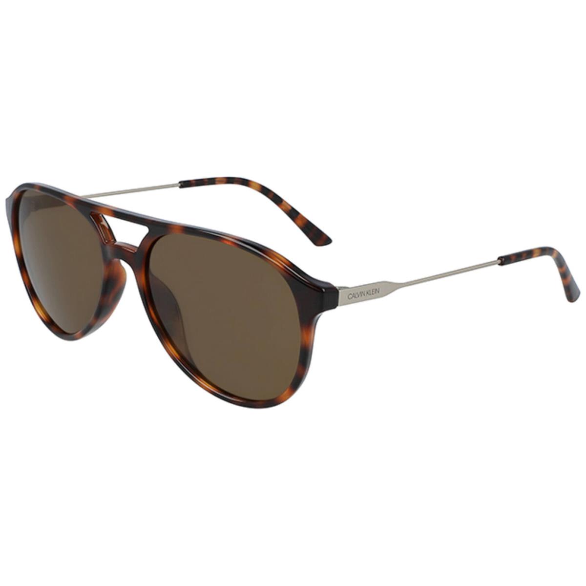 Calvin Klein Men`s Sunglasses Soft Tortoise Full Rim Acetate Frame CK20702S 240