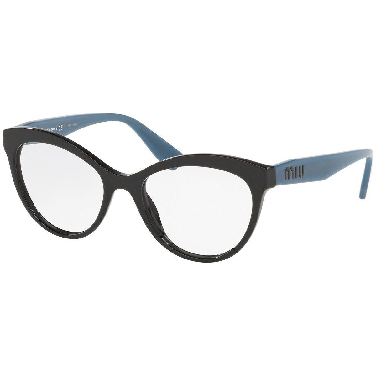 Miu Miu MU04RV 07O1O1 Black 53/17/145mm Women Eyeglasses