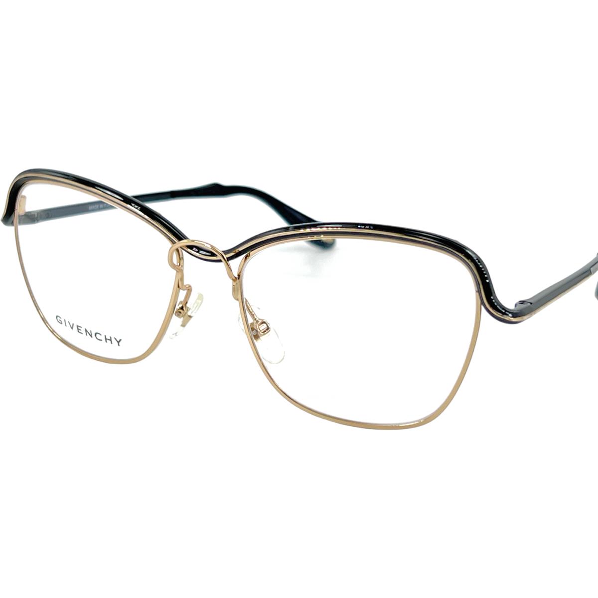 Givenchy GV0034 Women`s Metal Eyeglass Frame 0DYD Gold Black 53-16 Italy W/case