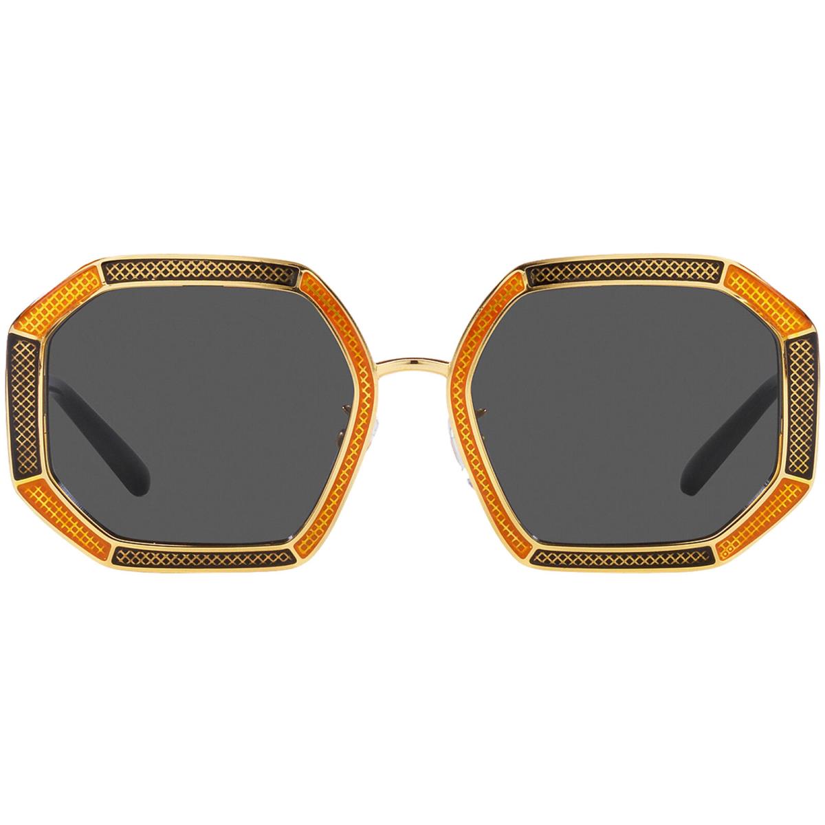 Tory Burch Women`s Gold-tone/multi Geometric Sunglasses - TY6102 335387 52