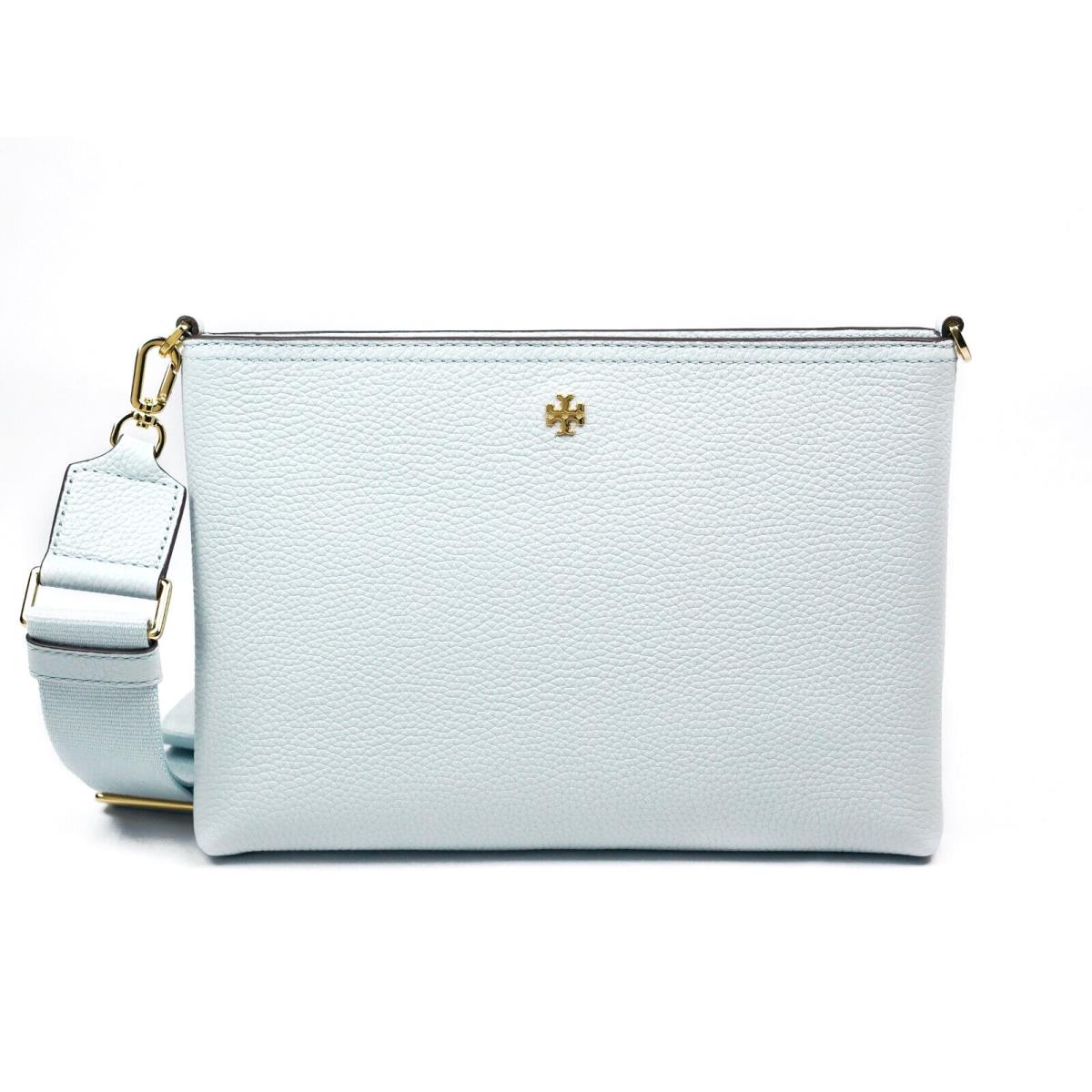 Tory Burch Blake Light Blue Crossbody Bag Purse Messenger Swingpack 148314