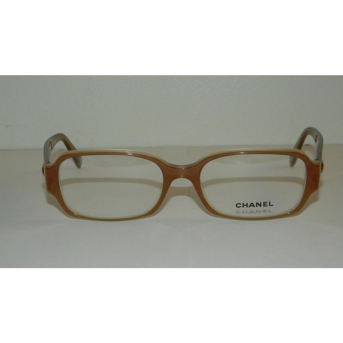 Chanel 3061 Eyeglasses 761 Light Brown 55mm with Case