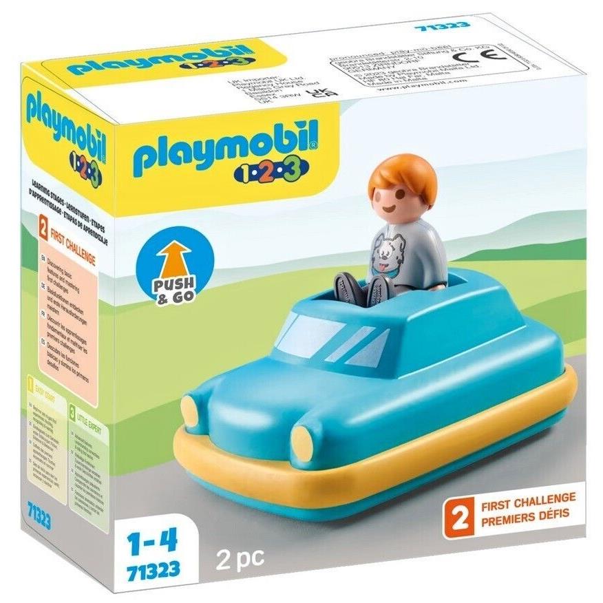 Playmobil 71323 1.2.3 Push Go Car