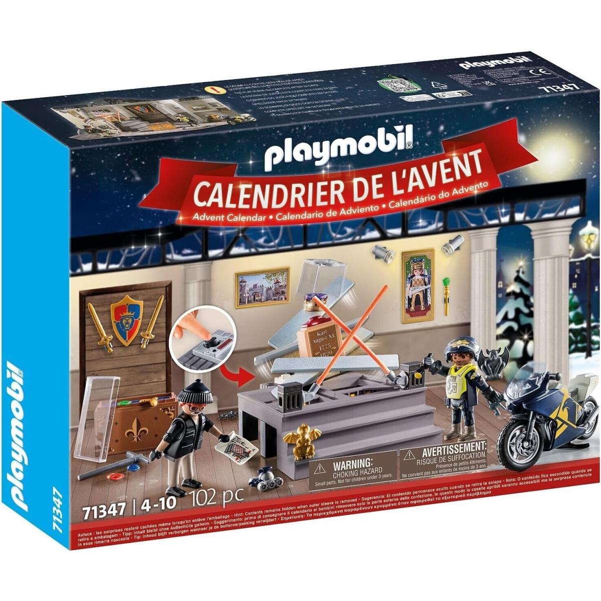 Playmobil 71347 Advent Calendar - Police Museum Theft